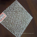 ultra clear figured glass with different designs of  patterned  decoration glass